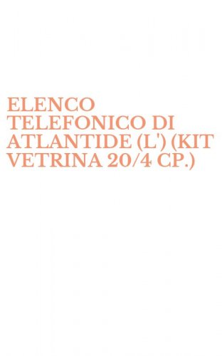 ELENCO TELEFONICO DI ATLANTIDE (L') (KIT VETRINA 20/4 CP.)