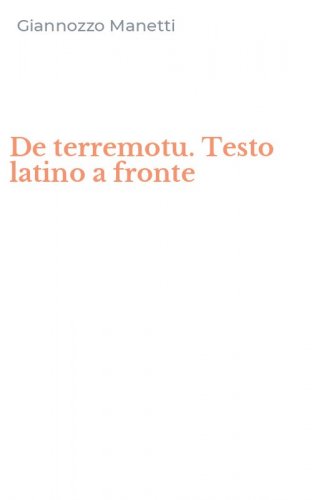 De terremotu. Testo latino a fronte