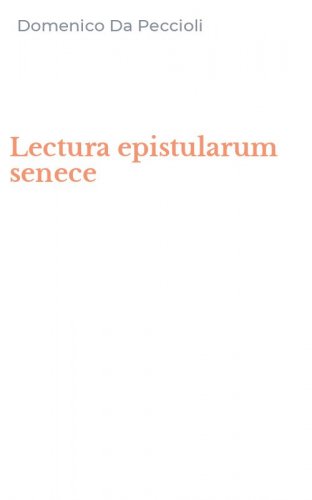 Lectura epistularum senece