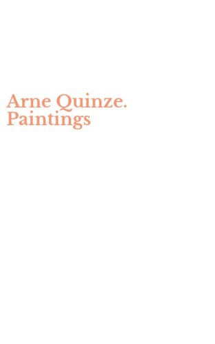Arne Quinze. Paintings