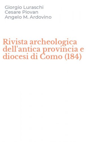 Rivista archeologica dell'antica provincia e diocesi di Como (184)