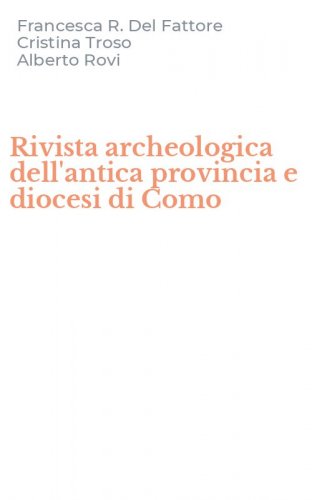 Rivista archeologica dell'antica provincia e diocesi di Como