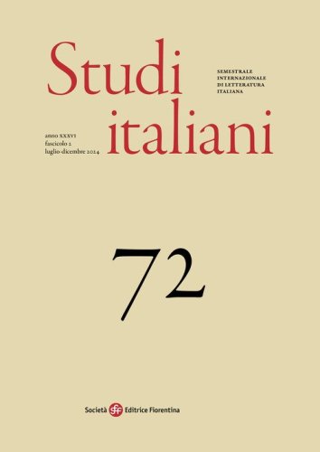 Studi italiani. Semestrale internazionale di letteratura italiana