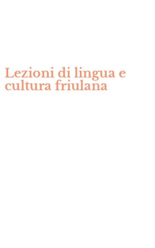 Lezioni di lingua e cultura friulana