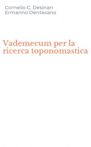 Vademecum per la ricerca toponomastica