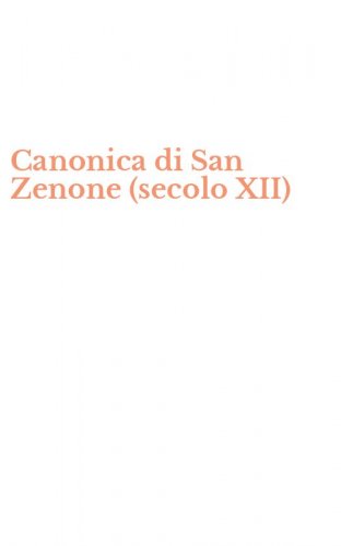 Canonica di San Zenone (secolo XII)