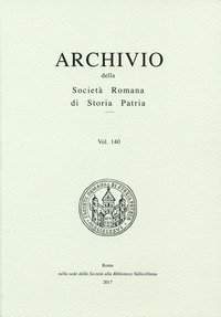 Archivio della Societ&agrave; romana di storia patria