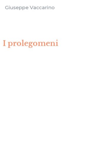 I prolegomeni