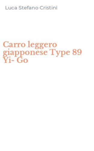 Carro leggero giapponese Type 89 Yi-Go