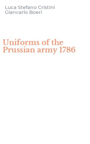 Uniforms of the Prussian army 1786