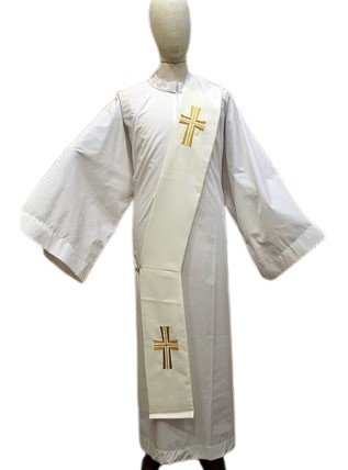 STOLA DIACONALE CON CROCE