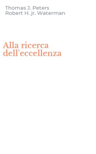 Alla ricerca dell'eccellenza