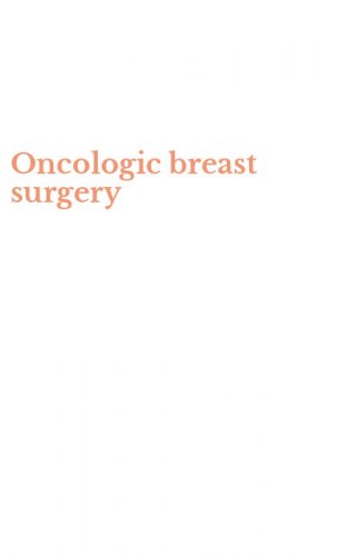 Oncologic breast surgery
