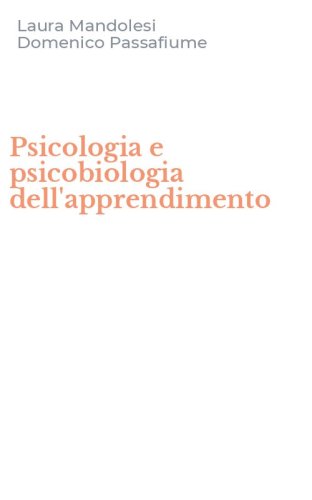 Psicologia e psicobiologia dell'apprendimento