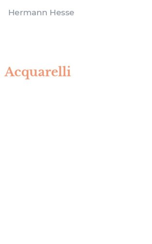Acquarelli