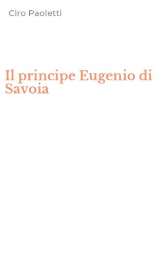 Il principe Eugenio di Savoia