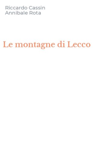Le montagne di Lecco