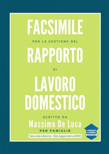 Facsimile per la gestione del rapporto di lavoro domestico