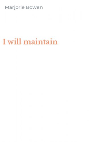 I will maintain