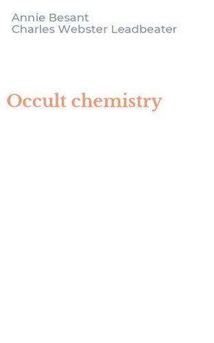 Occult chemistry