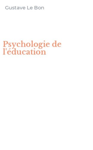 Psychologie de l'&eacute;ducation