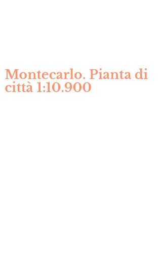 Montecarlo. Pianta di citt&agrave; 1:10.900