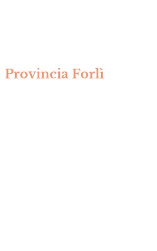 Provincia Forl&igrave;