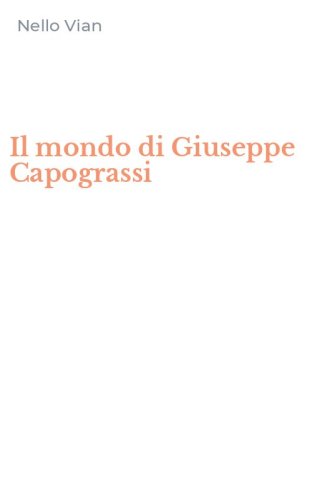 Il mondo di Giuseppe Capograssi