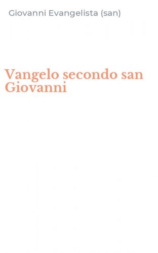 Vangelo secondo san Giovanni