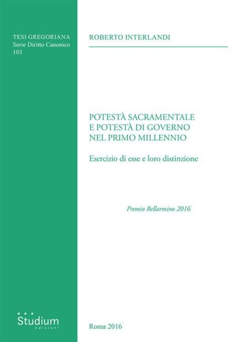 Potest&agrave; sacramentale e potest&agrave; di governo nel primo millennio. Esercizio di esse e loro distinzione