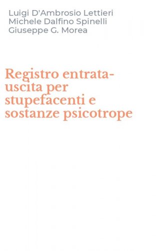 Registro entrata-uscita per stupefacenti e sostanze psicotrope