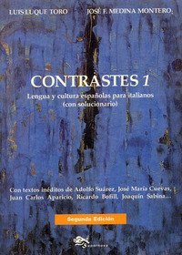Contrastes. M&eacute;todo de lengua y cultura espa&ntilde;olas para italianos. Con solucionario