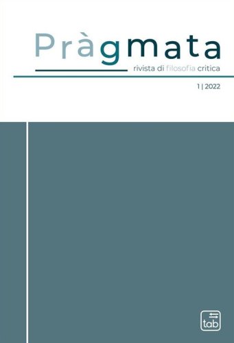 Pr&agrave;gmata. Rivista di filosofia critica