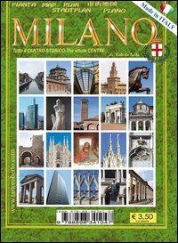 Mappa prospettica di Milano centro
