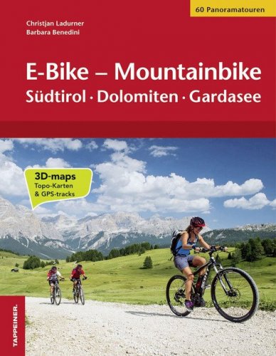 E-bike-mountainbike. S&uuml;dtirol, Dolomiten, Gardasee