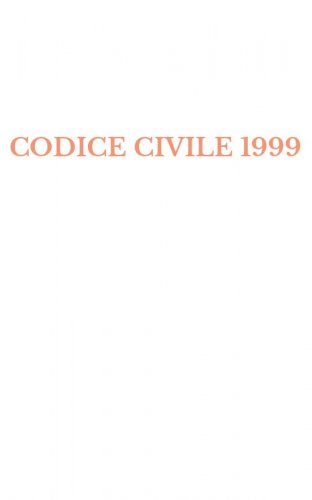 CODICE CIVILE 1999