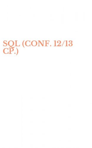 SQL (CONF. 12/13 CP.)