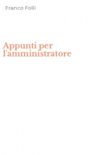 Appunti per l'amministratore