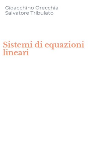 Sistemi di equazioni lineari