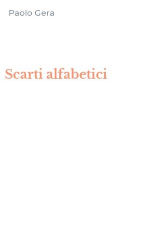 Scarti alfabetici