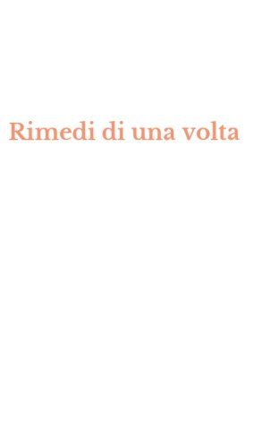 Rimedi di una volta