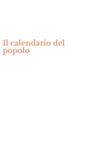 Il calendario del popolo
