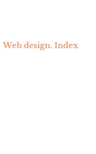 Web design. Index