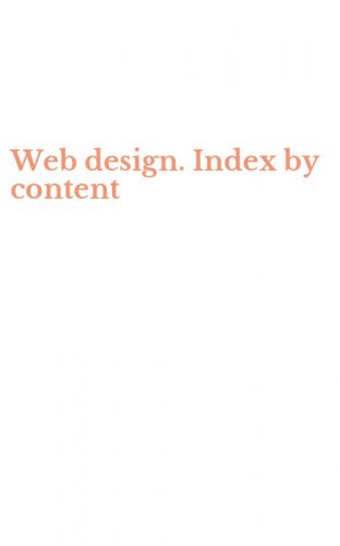 Web design. Index by content