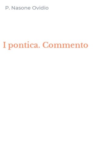 I pontica. Commento