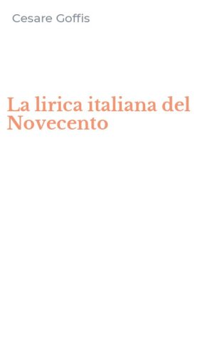 La lirica italiana del Novecento