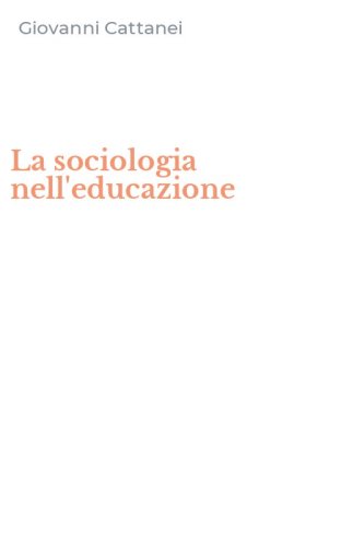 La sociologia nell'educazione