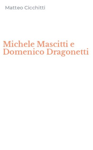 Michele Mascitti e Domenico Dragonetti