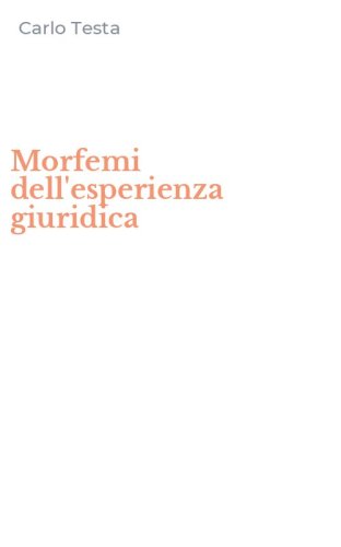 Morfemi dell'esperienza giuridica