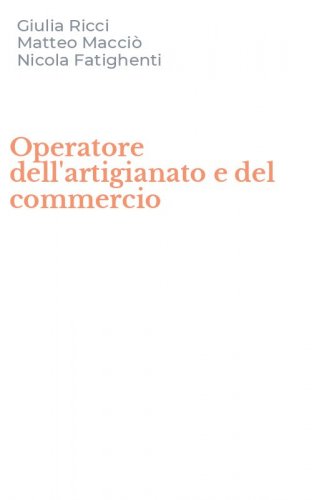 Operatore dell'artigianato e del commercio